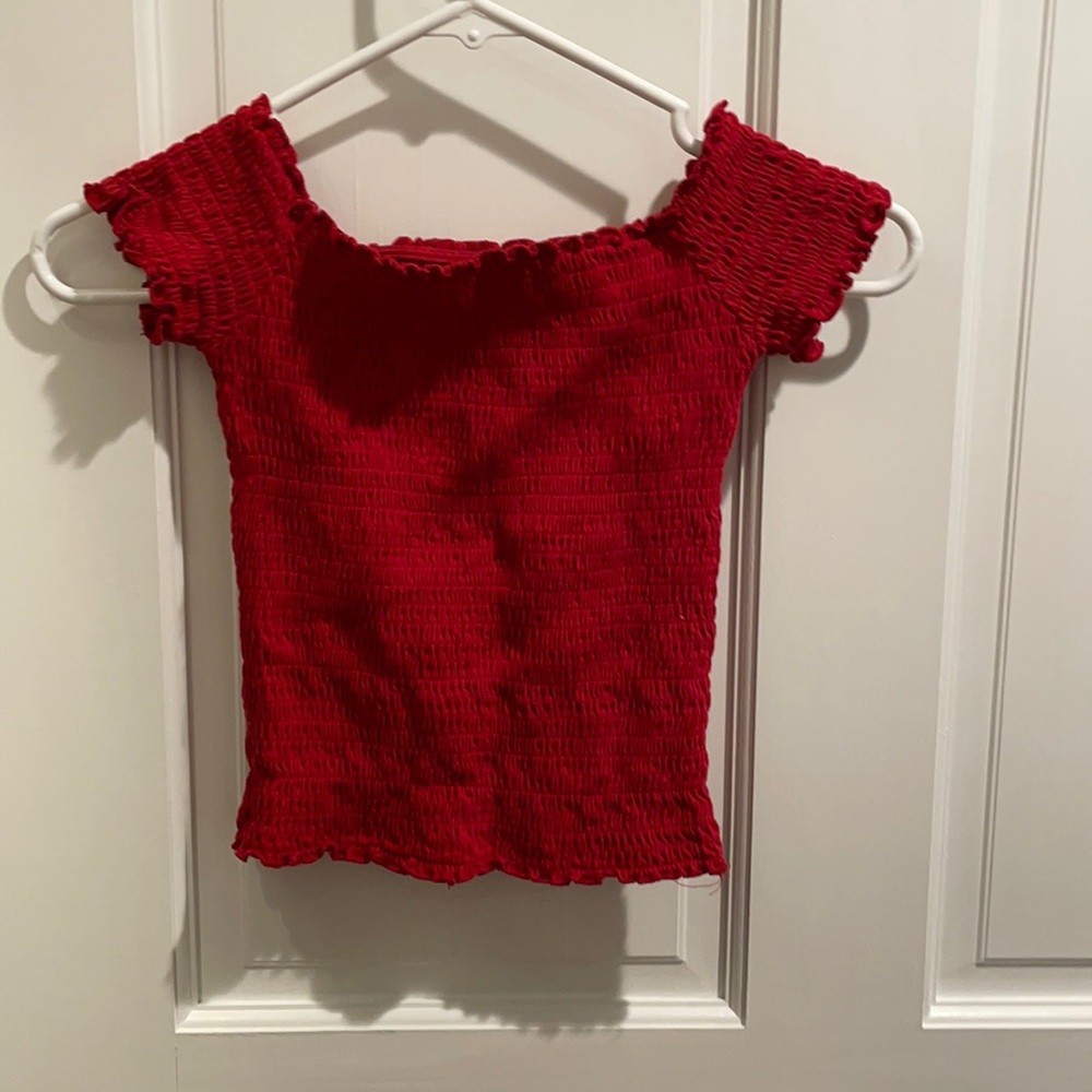A cropped top.